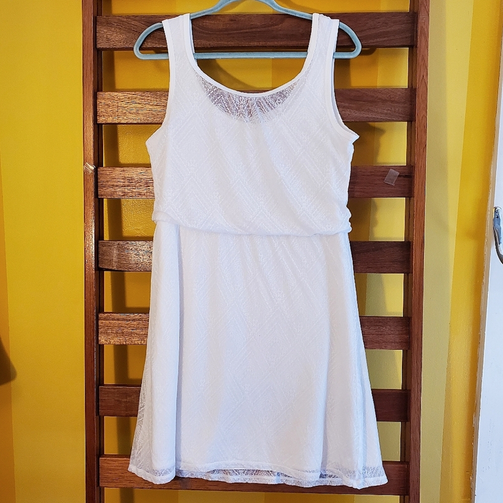PrAna White Copa Dress, Sz M